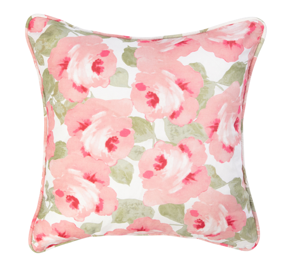 Putetrekk 50x50 cm Pink Bloom ByTiMo