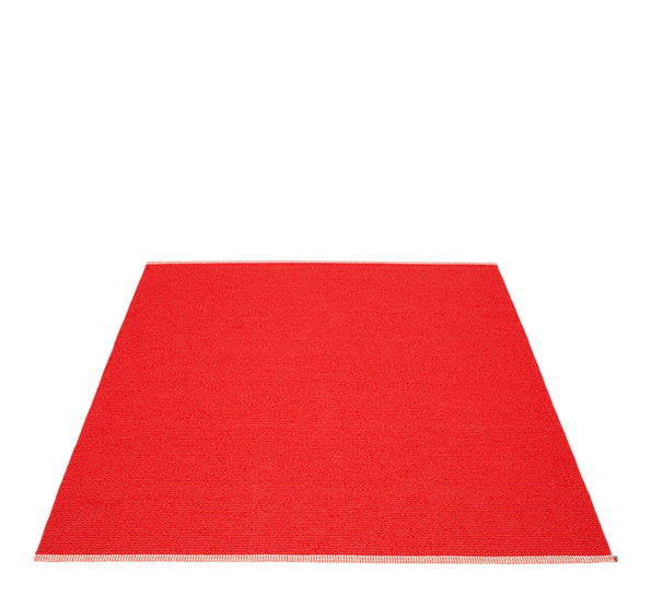Mono matte rød 180x220 cm fra Pappelina