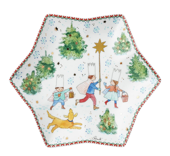 <p>Juleleker kakefat stjerneform 24 cm Ltd 2025 Hutschenreuther</p>
