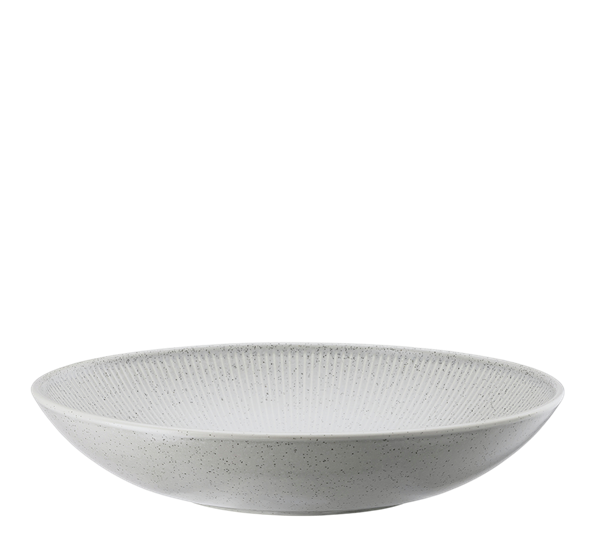 Clay Rock tallerken dyp 28 cm lys grå fra Thomas