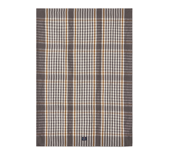 Checked kjøkkenhåndkle 50x70 cm grå Lexington