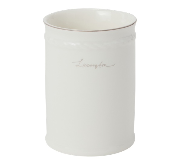 Tannglass 7,2x9,6 cm hvit beige Lexington