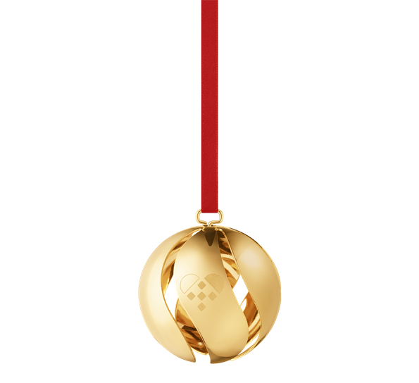CC 2025 julekule gull fra Georg Jensen
