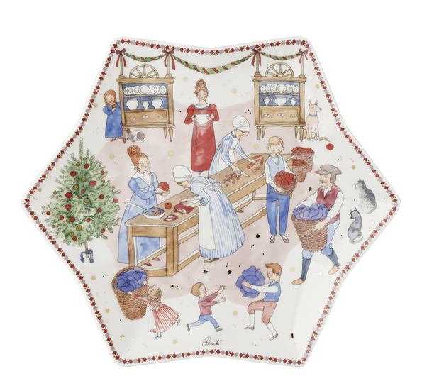 <p>Julemiddag kakefat stjerneform 34 cm Ltd 2026 Hutschenreuther</p>

