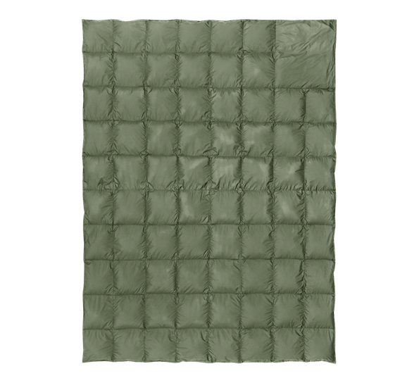 Skumring dunpledd 130x170 cm dempet grønn Høie