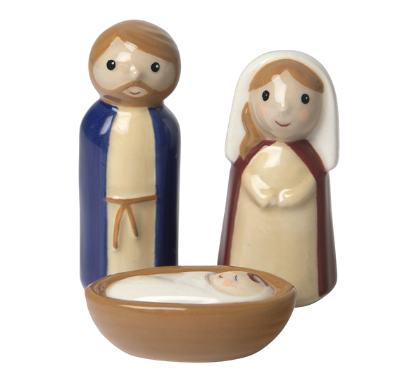 Julekrybbe 6 cm fra Pluto Design