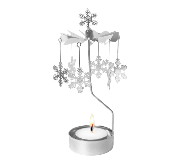 Engelspill Let it snow 16 cm sølv fra Pluto Design