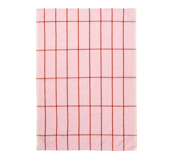 Hale kjøkkenhåndkle rosa rust fra Ferm Living