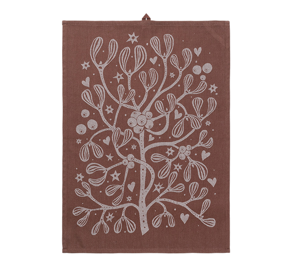 Misteltein kjøkkenhåndkle 70x50 cm cinnamon fra Ferm Living