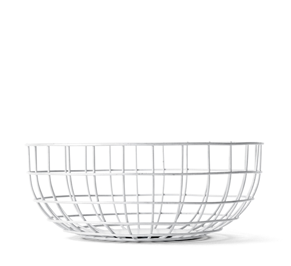 NORM wire bowl hvit fra Audo Copenhagen