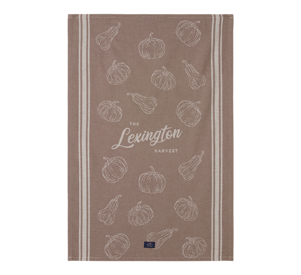 Organic kjøkkenhåndkle 50x70 cm brun beige Lexington