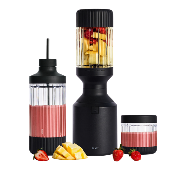 Blender Mega Plus 1200W carbon black fra Beast