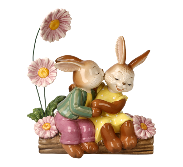 <p>Påskekaniner I Love You so Much! LTD 14,5 cm fra Goebel</p>
