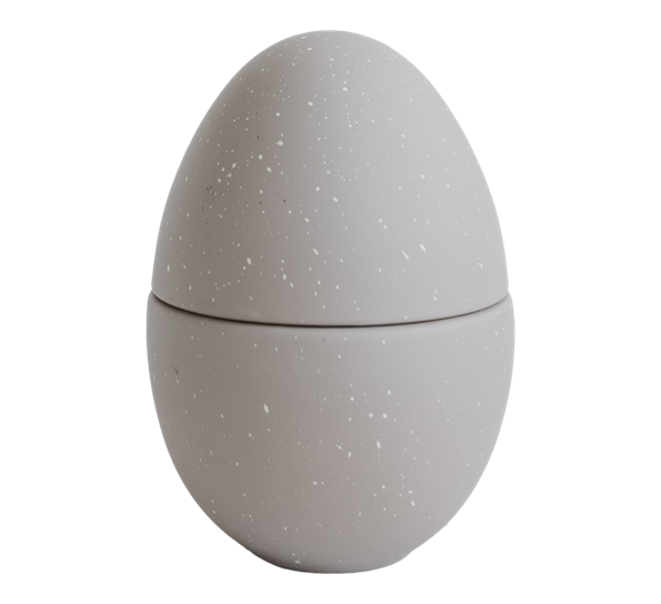 Bonbonniere påskeegg 14 cm sand shell fra Cooee Design