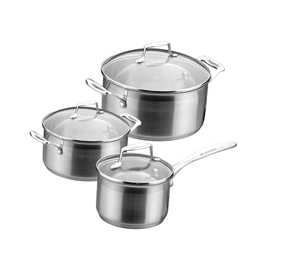 Impact grytesett 3 deler fra Scanpan