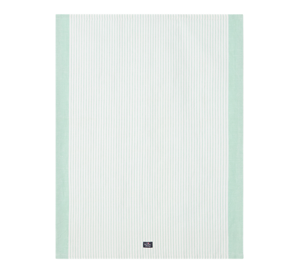 <p>Striped kjøkkenhåndkle&nbsp;lin- og bomul 50x70 cm grønn hvit Lexington</p>
