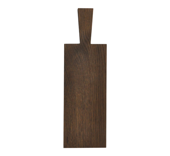 Skjærebrett lite 29x12x2,2 oljet eik mørkt fra Raumgestalt