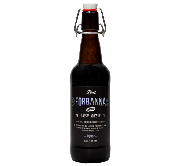 BBQ-saus Passiv Aggressiv 50 cl Drit Forbanna