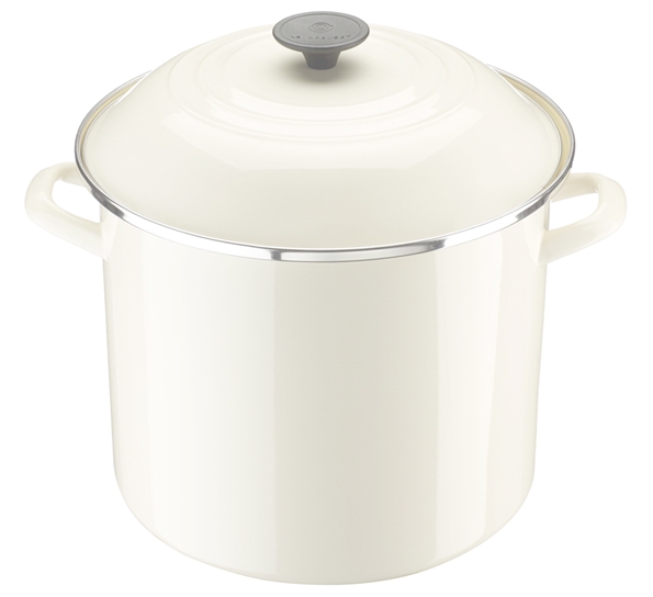 Emaljert stålgryte 15,2 liter pearl fra Le Creuset
