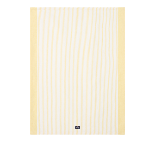<p>Striped kjøkkenhåndkle&nbsp;lin- og bomull&nbsp;50x70 cm gul hvit Lexington</p>
