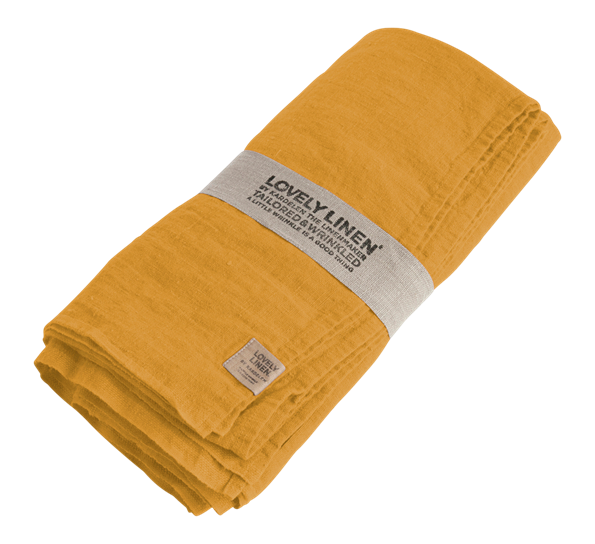 Lovely linduk 145x380 cm Honey fra Lovely Linen