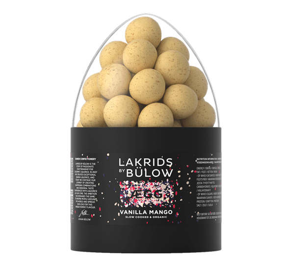 Ægg vanilla mango lakris 300g fra Lakrids By Johan Bülow