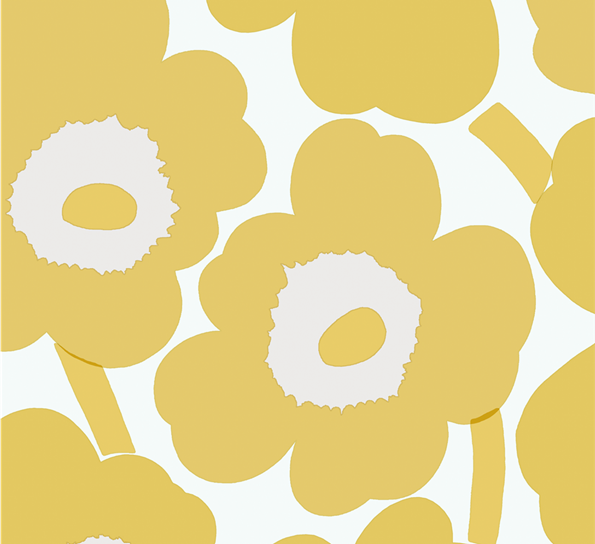 Marimekko Unikko gull lunsjservietter fra Havi
