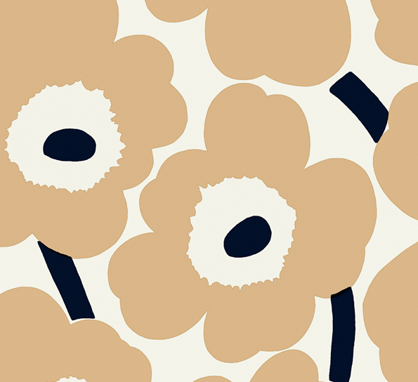 Marimekko Unikko sand kaffeservietter fra Havi