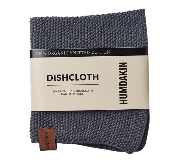 Knitted Kitchen kjøkkenklut dark ash fra Humdakin