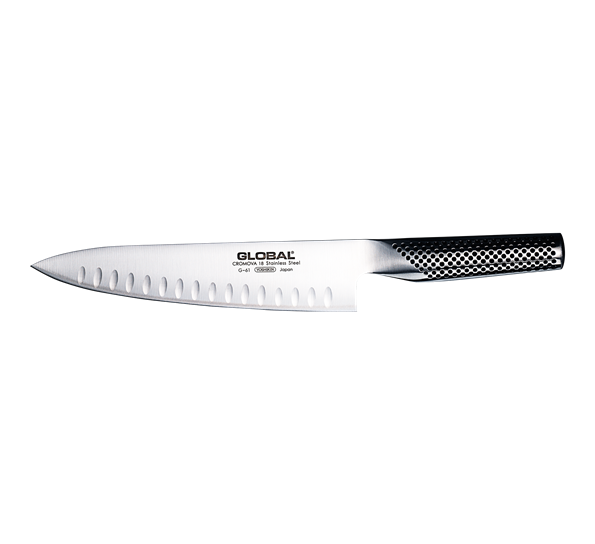 G-61 kokkekniv med luftlommer fra Global