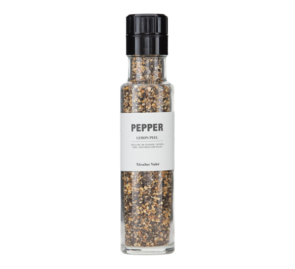 Pepper med kvern sitronskall 150 g fra Nicolas Vahé
