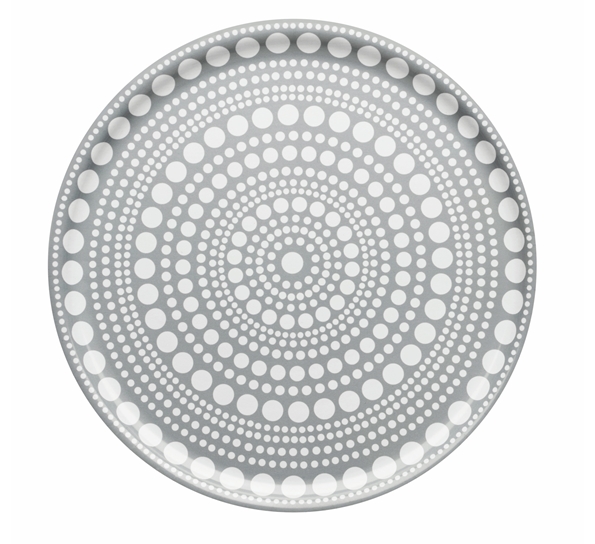 Kastehelmi lys grå serveringsbrett 35 cm fra Iittala
