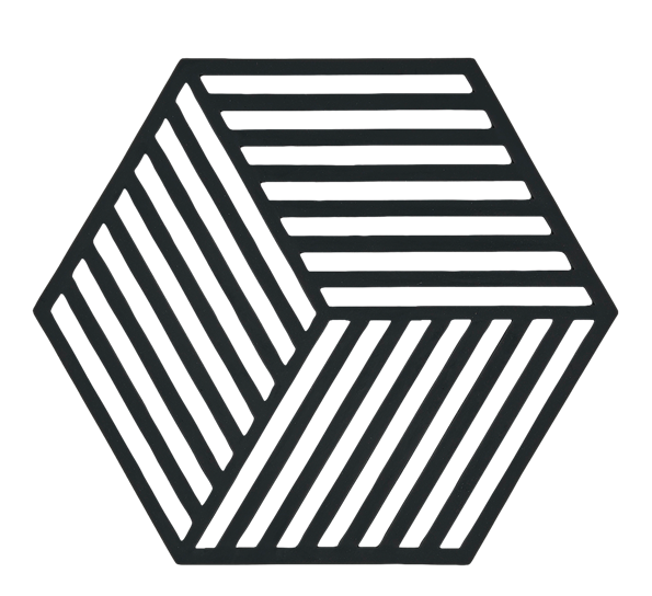 Bordskåner Hexagon sort fra Zone