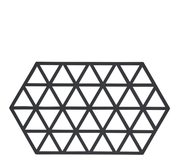 Bordskåner Triangles sort L24 fra Zone