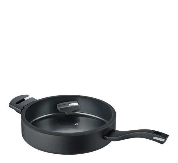 B.Green sautepanne 28 cm med lokk aluminium fra Berndes