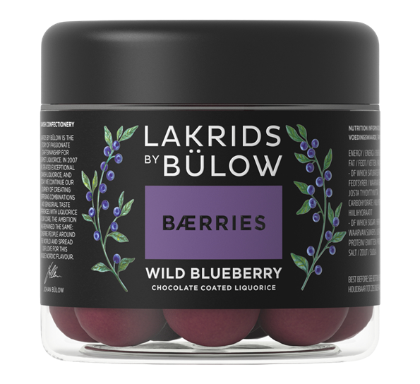 Bærries lakris liten 125g Wild Blueberry fra Lakrids By Johan Bülow