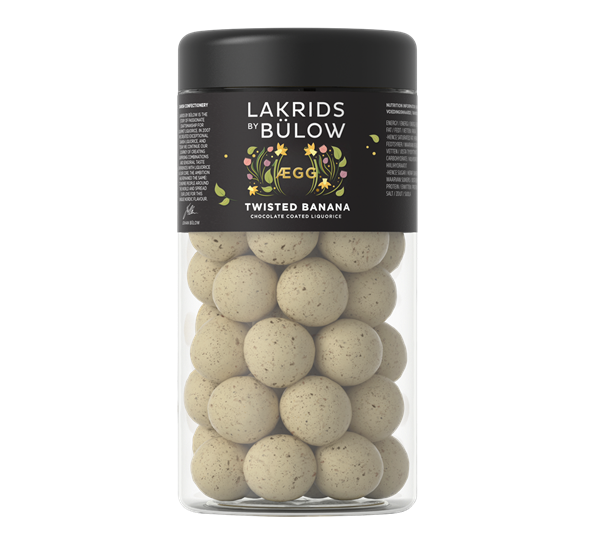 Ægg lakris standard Twisted Banana 295g fra Lakrids By Johan Bülow