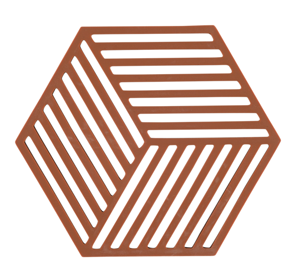 Bordskåner Hexagon terracotta fra Zone