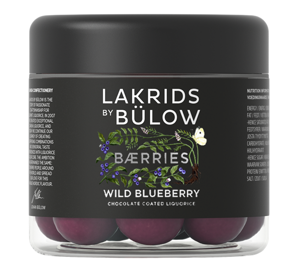Bærries lakris liten 125 g Wild Blueberry fra Lakrids By Johan Bülow