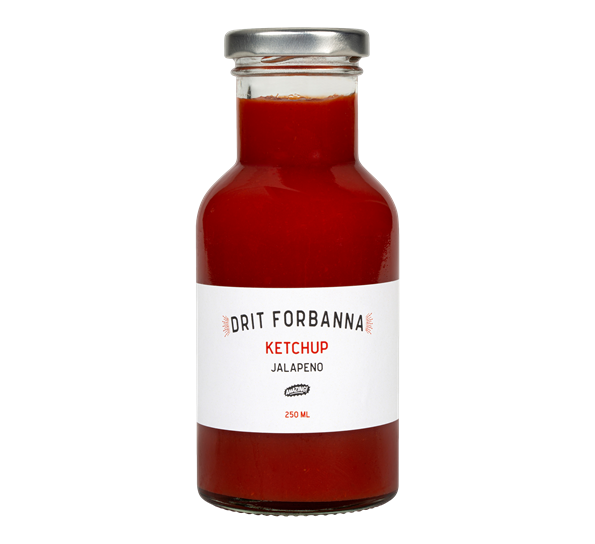 Drit Forbanna ketchup Jalapeno 25 cl Drit Forbanna