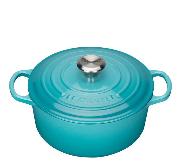Jerngryte rund 4,2l 24cm carribbean fra Le Creuset
