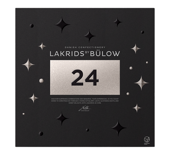 Winter Edition lakris julekalender 340g fra Lakrids By Johan Bülow