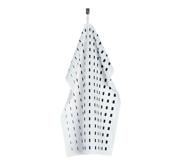 Kullervo kjøkkenhåndkle hvit sort fra Marimekko