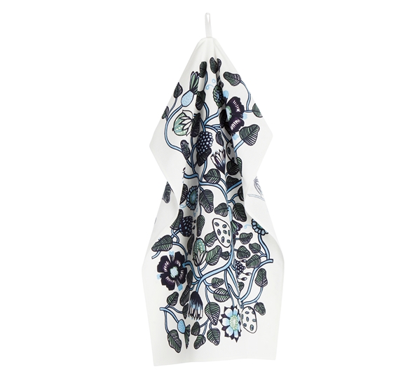 Tiara kjøkkenhåndkle 47x70 cm blå fra Marimekko