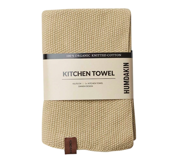 Knitted Kitchen kjøkkenhåndkle 45x70cm khaki fra Humdakin