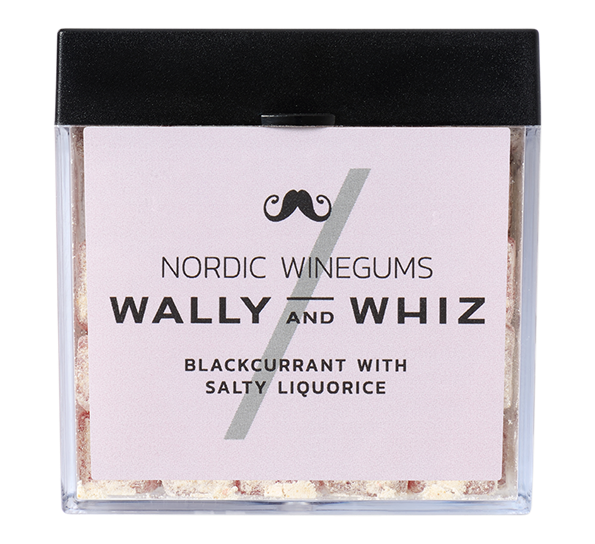 Cube vingummi solbær med salt lakris 140 g fra Wally & Whiz