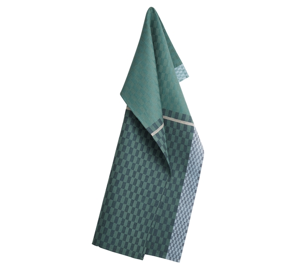 Colours Petrol Green kjøkkenhåndkle fra Georg Jensen Damask