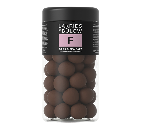 Mørk sjokolade og havsalt F standard 295g fra Lakrids By Johan Bülow