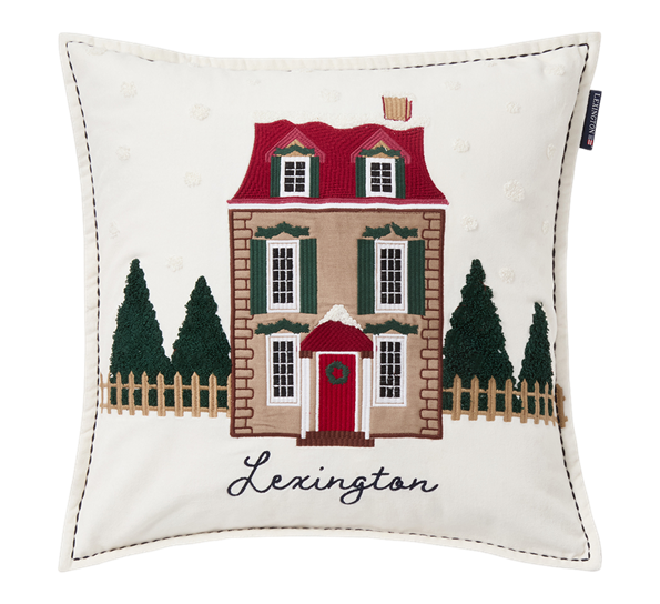<p>House putetrekk bomullsfløyel hvit 50x50 Lexington</p>