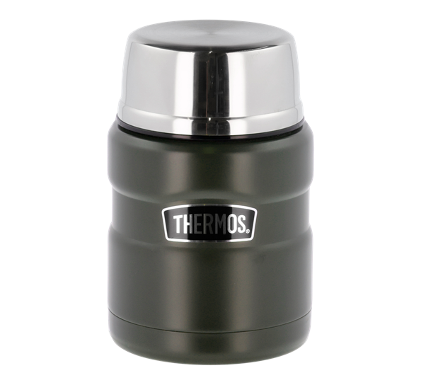 Stainless King mattermos 0,47l army fra Thermos
